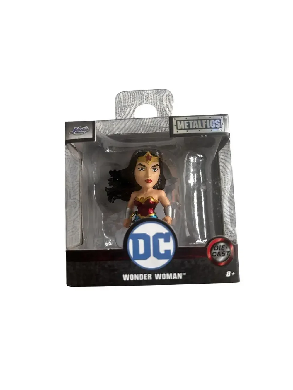 Jada Metalfigs Wonder Woman DC Figure OS Red New Die-Cast Collectible 2.5
